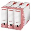 Image de Esselte Speedbox Lot De 25 Boites Archives Dos Automatiques 80 Mm Blanc