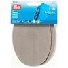 Image de Renfort imitation daim Thermocollant 2 pcs 9 x 13,5 cm Gris clair