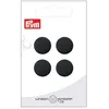 Image de Bouton Polyester à queue 15 mm 4 pcs Noir