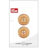 Image de Boutons en bois 23 mm 2 pcs Beige Bord Large