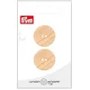 Image de Boutons en bois 23 mm 2 pcs Beige