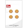 Image de Bouton en bois 12 mm 4 pcs Beige
