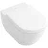 Image de Abattants de toilette, Ã  charniÃ¨res QuickRelease et SoftClosing, charniÃ¨res en acier inoxydable, En Duroplast Blanc