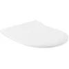 Image de Abattants de toilette SlimSeat, Ã  charniÃ¨res QuickRelease et SoftClosing, charniÃ¨res en acier inoxydable, En Duroplast Blanc