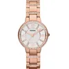 Image de Fossil Montre Ip-RosÃ© Analogique Femmes Virginia Es3284