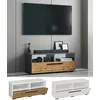 Image de VCM Bois TV Lowboard Meuble Armoire TV Table Console Table TV Arila XL Bois TV Lowboard Meuble Armoire TV Table Console Table TV Arila XL
