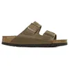 Image de Mules Birkenstock Arizona Sfb Cuir W Marron - 40
