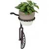 Image de Relaxdays Support Pot De Fleurs Mural Porte Fleurs DÃ©coration Murale Fonte