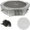 Image de Filet De Cadre Trampoline Filet De Protection Filet De SÃ©curitÃ© Pour Le Sol Accessoire Jardin 182 Cm, Noir - Relaxdays
