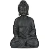 Image de Relaxdays Statue De Buddha Figurine De Bouddha DÃ©coration Jardin Sculpture Zen