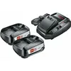 Image de Bosch Starter set 18V - 2 batteries 2,5Ah + chargeur AL1830CV