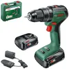 Image de Perceuse visseuse Ã  percussion sans fil Bosch Power for All UniversalImpact 18V - 2x2Ah + 51 accessoires