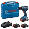 Image de Akku-bohrschrauber Gsr 18v-55 Professional, 18volt (blau/schwarz, 3x