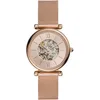 Image de Montre Femme Fossil Carlie Automatique RosÃ©s