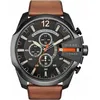 Image de Montre Homme Diesel Mega Chief Dz4343 Bracelet En Cuir Couleur Brune