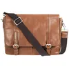 Image de Besace homme cuir de vachette MBG9224222 Cognac
