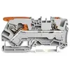 Image de Wago - Topjobs Borne De PassÃ©ge Ã  Levier 2 Fils 6mmÂ² Gris - 2106-5201