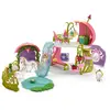 Image de schleich BAYALA Maison-fleur pailletÃ©e avec licornes, lac et Ã©curie