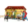 Image de schleich FARM WORLD Ecurie avec boxes et animaux