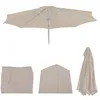 Image de Housse De Rechange Pour Parasol N19, Housse De Parasol De Rechange, Ã 3m Tissu/Textile 5kg   CrÃ¨me