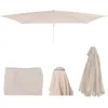 Image de Housse De Rechange Pour Parasol N23, Housse De Rechange Pour Parasol, 2x3m Rectangulaire Tissu/Textile 4,5kg Uv 50+   CrÃ¨me