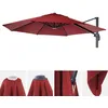 Image de Housse De Parasol Hwc-A96, 8 Baleines Rondes Ø4m 220g/M² Polyester, Housse De Rechange P.Ex. Pour Parasol Ampli Hwc-A96 Bordeaux
