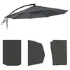 Image de Housse De Rechange Pour Deluxe Ampelschirm Hwc-D14, Housse De Parasol Ronde Ã 3m   Anthracite Sans Flap