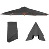 Image de Toile De Rechange Pour Parasol Florida, Toile De Parasol De Rechange, Ã 3,5m Polyester 6kg   Anthracite