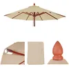 Image de Toile Pour Parasol De Gastronomie En Bois Hwc-C57, Rond Ã4m Polyester 3kg   CrÃ¨me