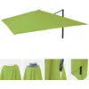 Image de Housse De Rechange Pour Parasol De Luxe Hwc-A96, Housse De Parasol De Rechange, 3x4m (Ã5m) Polyester 3,5kg   Vert Clair