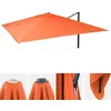 Image de Toile Pour Parasol De Luxe Hwc-A96 3,5x3,5m (Ã4,95m) Polyester 4kg   Terre-Cuite