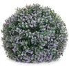 Image de Arbuste artificiel HWC-L77, boule de buis plante dÃ©corative Buxus plante artificielle, Outdoor Ã 35cm   lilas