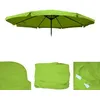 Image de Toile De Rechange Pour Parasol Meran Pro, Parasol De MarchÃ© Gastronomique Avec Volant Ã 5m, Polyester   Vert Clair