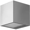 Image de Ledvance Smart+ Wi-Fi Brick St Rgb 8.5cm - Applique Murale Led Ã IntensitÃ© Variable Gris FoncÃ© Avec BoÃ®tier En Acier Inoxydable De Haute QualitÃ©, CarrÃ©e, ContrÃ´le Des Couleurs,14w,3000k, 600lm, Ip44