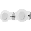 Image de Ledvance Smart Led Salle De Bain Chrome, 15w, 1400lm, 3000-6500k, 32cm, Ip44, Applique Orbis Wave, Lampe De Salle De Bain Avec Technologie Wifi, Dimmable, ContrÃ´lable Via App Et Assistant Vocal.