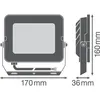 Image de Projecteur Led Floodlight 50w 4000k Noir 5000lm Ledvance