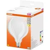Image de Osram Led Star Globe125, Ampoule Led Ã Filament Mat En Forme De Globe Avec Un DiamÃ¨tre De 125mm, Culot E27, Blanc Chaud (2700k), 2452 Lumen, Remplacement Des Ampoules Conventionnelles 150w, 1-Pack