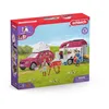 Image de Horse Club Voyage En Voiture Avec Remorque Pour Chevaux