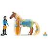 Image de schleich HORSE CLUB Sofia's Beauties Coffret cheval Ã  coiffer Kim et Caramelo