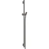 Image de Unica Barre de douche S Puro 90 cm avec flexible de douche noir chromÃ© brossÃ© (28631340)