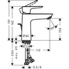 Image de Hansgrohe Talis E Mitigeur de lavabo monocommande 110 CoolStart, 71713990
