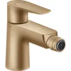 Image de Talis E Mitigeur bidet bronze brossÃ©, avec tirette et vidage (71720140)