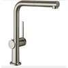 Image de Mitigeur de cuisine avec douchette aspect acier inox Hansgrohe Talis M54 bec droit
