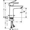 Image de Hansgrohe Talis E Mitigeur lavabo 110, 71712670