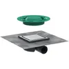 Image de Hansgrohe RainDrain Spot Recouvrement d'Ã©vacuation 150/150 avec trous d?ouverture, 56055800