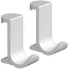 Image de Lot de 2 crochets larges blancs Hansgrohe WallStoris