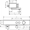 Image de Hansgrohe ShowerTablet Select Robinetterie thermostatique en applique, 24340670