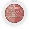 Image de Ombre à paupières Essence Soft Touch Duo couleur 01 Bronze Beauty 1 g