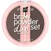 Image de Kit sourcils Essence Duo couleur 03 Foncé 1,8 g