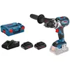 Image de Bosch Perceuse-visseuse sans fil GSR 18V-110 C Professional, dans L-BOXX avec 2 batteries ProCORE18V 4,0 Ah Li-Ion - 06019G010A